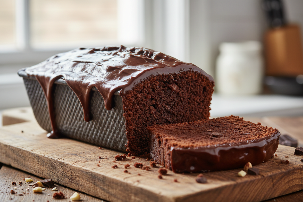 Brownies loaf cake